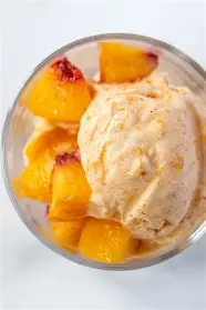 PEACH ICE CREAM