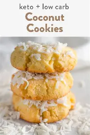 KETO COCONUT COOKIES BIG