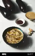 EGGPLANT MUTABEL WITH TAHINA