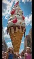 GIANT ICE CREAME