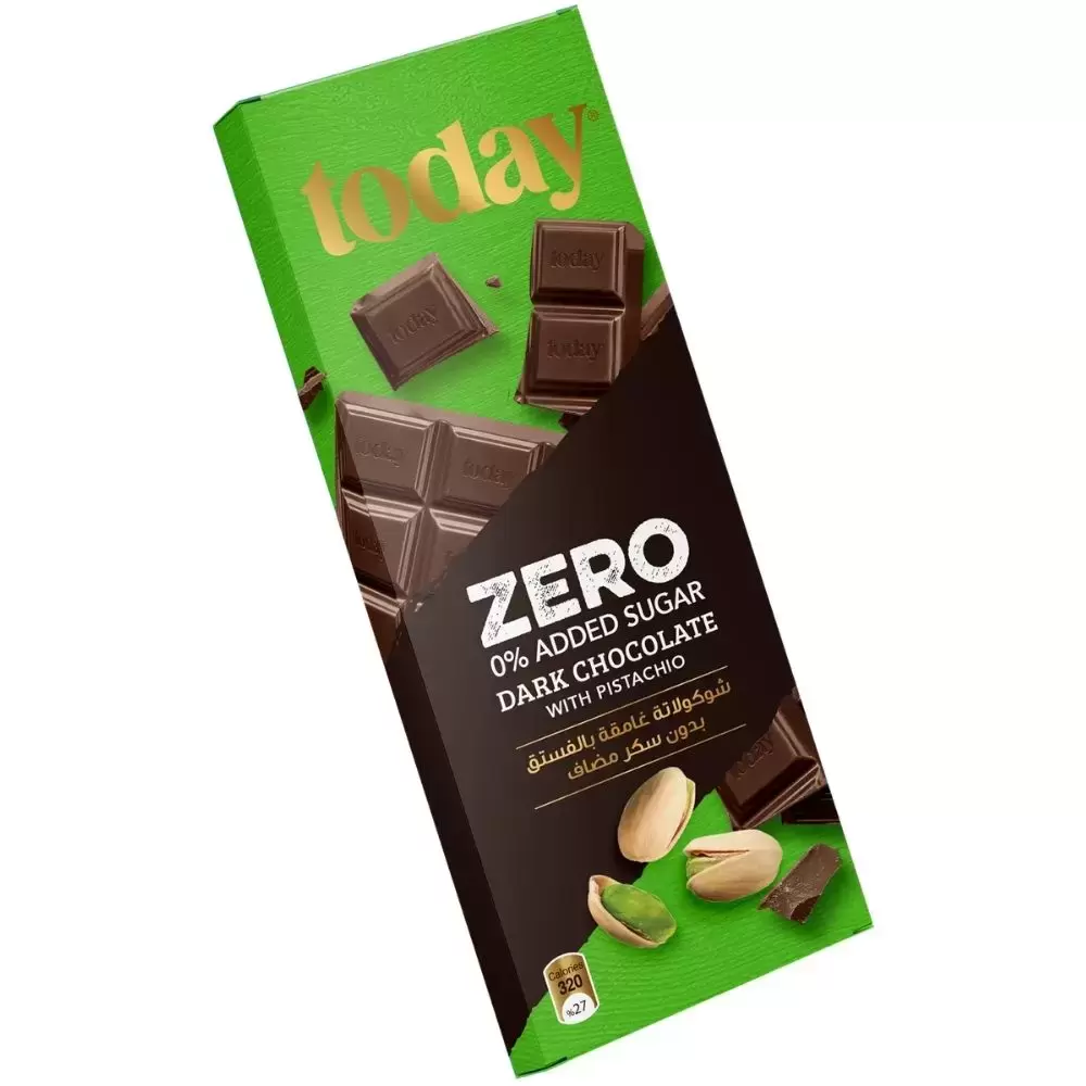 TODAY ZERO CHOCOLATE DARK PISTACHIO