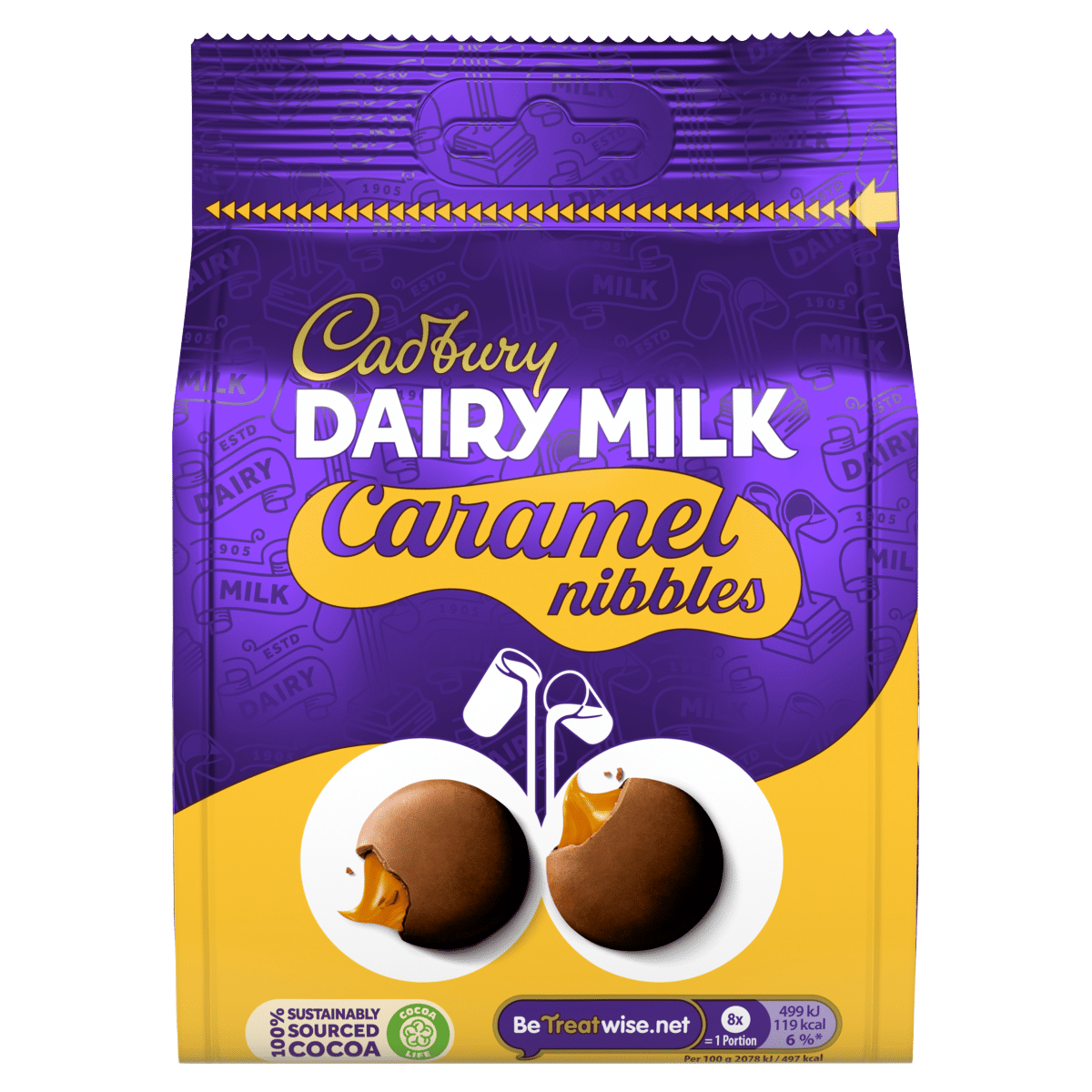DAIRY MILK CARAMEL NIBBLES 1