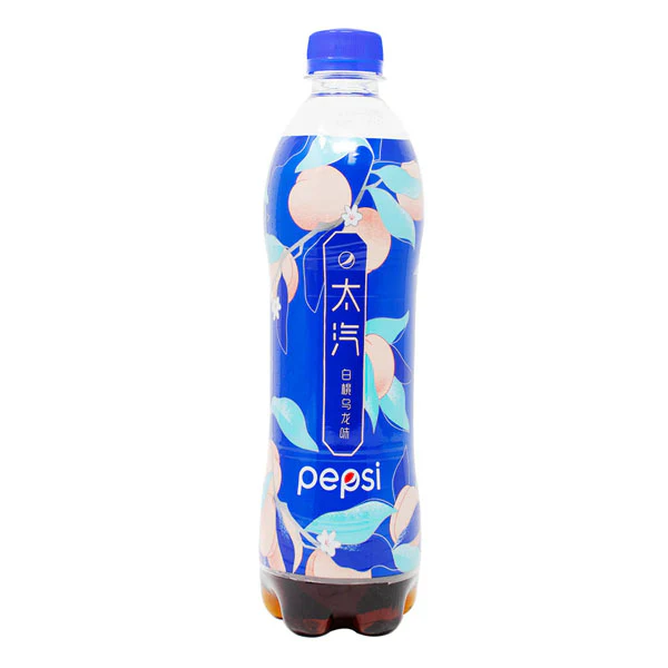 PEPSI WHITE PEACH OOLONG 500 ML