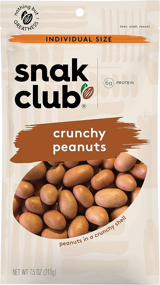 SNAK CLUB CRUNCHY PEANUTS